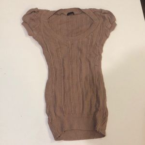 NWOT forever 21 cable knit short sleeve top